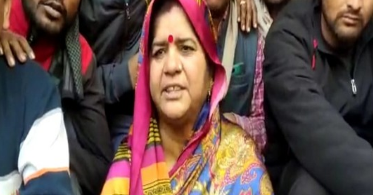 MP: Ex-minister Imarti Devi stages protest over murder of youth, demands arrest of accused